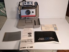Vintage Polaroid 220 Land Camera Original Case And Accessories. Not Tested