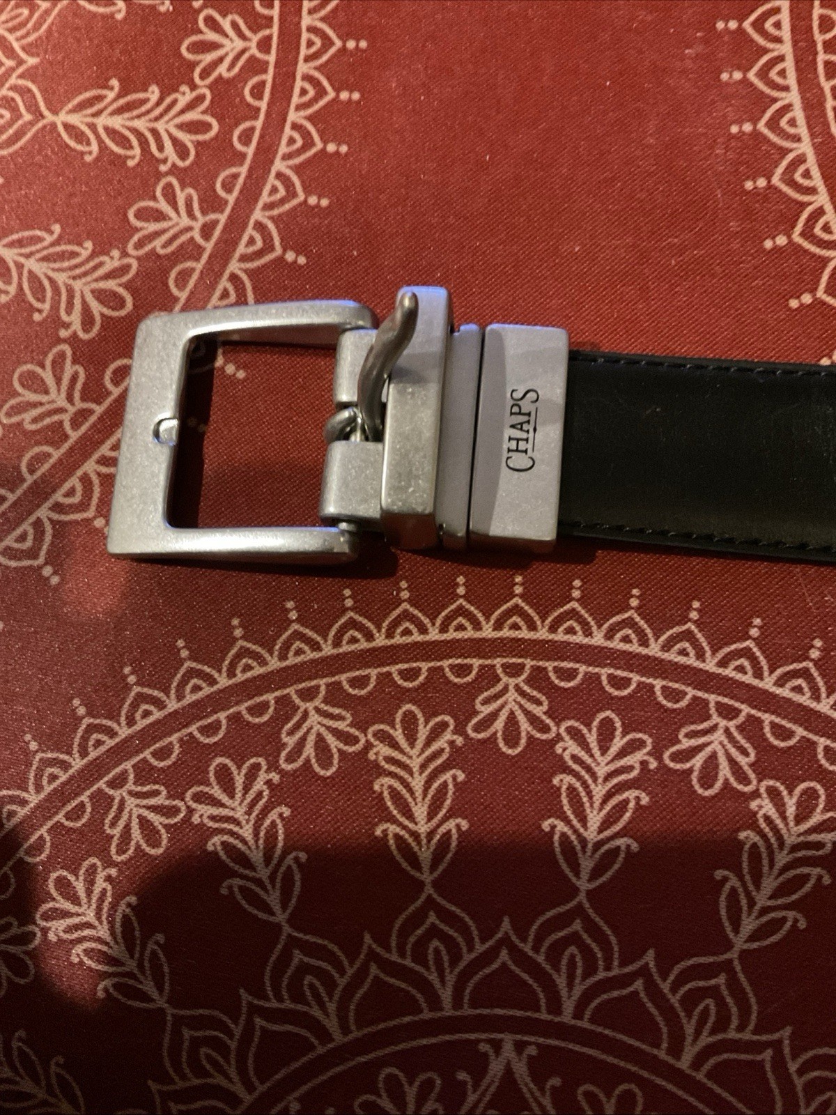 Chaps Belt Black/Brown 48” Basic Silver  Classic - image 2