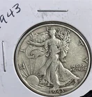 1943 50C Walking Liberty Half Dollar. #1575