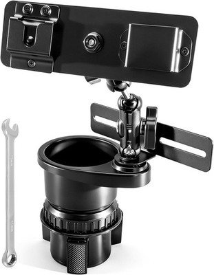 Universal Cup Holder Expander Mount for Satellite Radio CB Mic and Walkie
