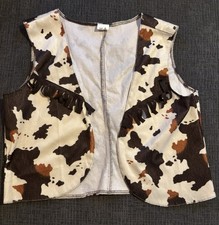 Woman  s Cowgirl Themed Vest For Costume Size XL
