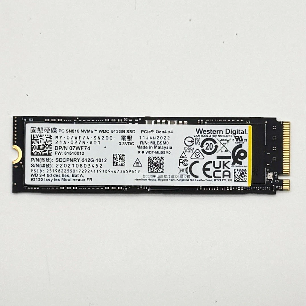 Western Digital M.2 Interface 512 GB Solid State Drives for sale