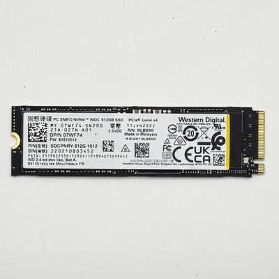 512GB Western Digital WD SN810 M.2 PCIe Gen4x4 NVMe 2280 SSD