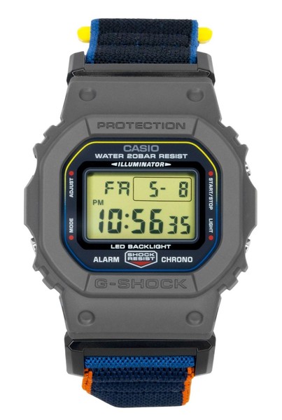 Casio G-Shock Quarz Sport Schwarz Zifferblatt DW-5600MNC-8A2 200M Herrenuhr-image