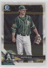 2018 Bowman Chrome Prospects Austin Beck #BCP6 3zk