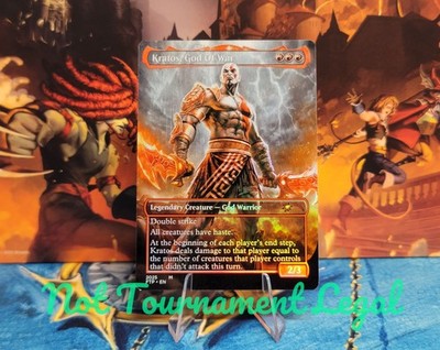 kratos mtg card Magic the Gathering Secret Lair x God of War: Norse (Non-Foil) : Toys & Games At the beginning of each players end step Kratos, God of War |