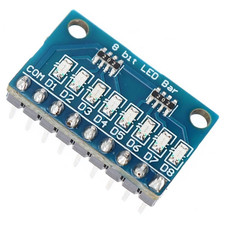 3?24V 8-Bit Red LED Bar Graph Indicator Common Cathode Module