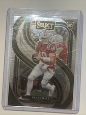 Drake Maye 2024 Panini Select Premier Level Base RC #113 Patriots