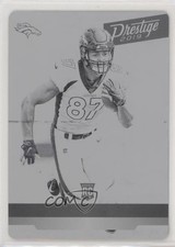 2019 Panini Prestige Rookie Xtra Points Printing Plate Black 1/1 Noah Fant s3g