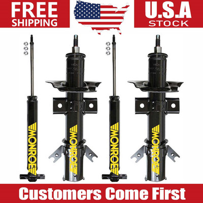 Monroe Front Strut & Rear Shock For 2015-2023 Ford Edge/Lincoln MKX,Nautilus