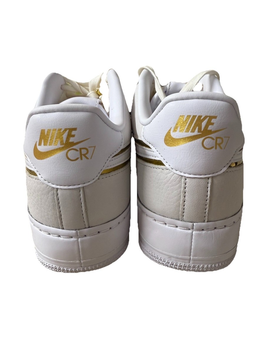 Nike By You Air Force 1 Cristiano Ronaldo CR7 White Gold | DN2501
