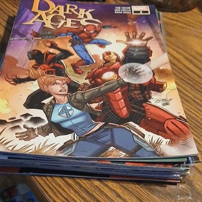 Marvel Comics Dark Ages Spider-Man Iron Man Comic Book Lot Modern Age