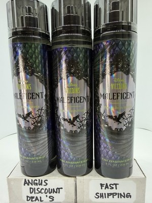 Bath & Body Works  3 PACK  MALEFICENT Fine Fragrance MIST 8oz BRAND NEW.