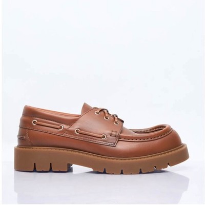 Bottega Veneta Herren Gr.41 Haddock Boots-Schnürschuhe