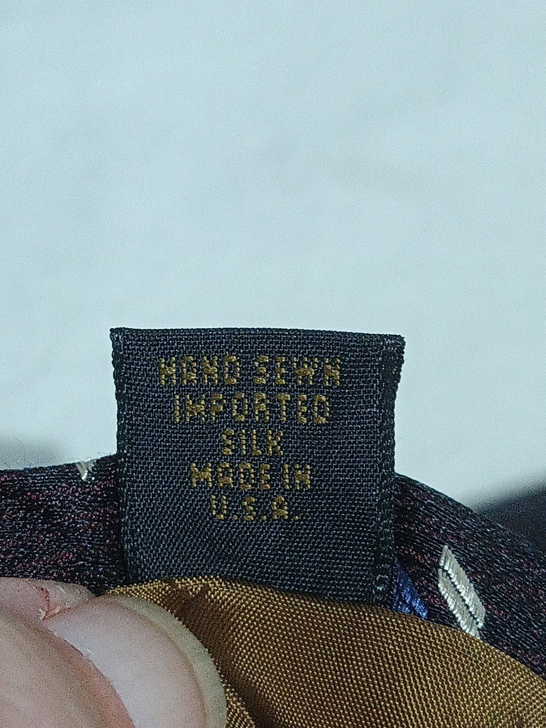 Robert Talbott Studio Maroon Imported Silk Tie Ha… - image 6