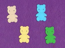BEAR SMALL die cuts scrapbook cards