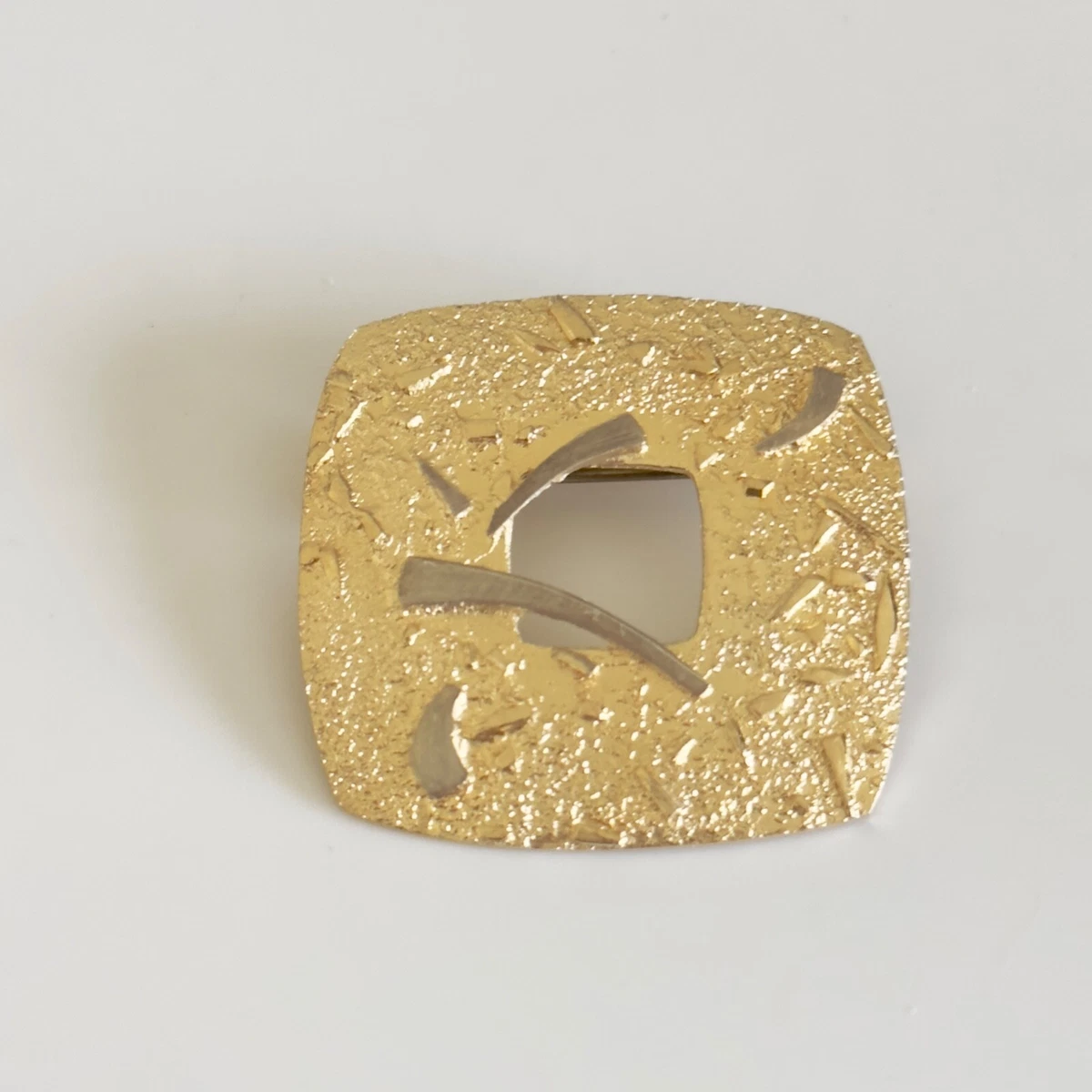 Vermeil In Gold Vermeil Square - Vermeil In Gold Vermeil Square - Pin