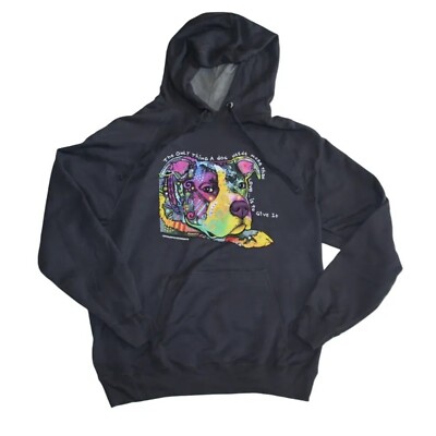 Pit Bull Only Thing A Dog Needs More Than Love Is To Give It Mens Hoodie - NWT