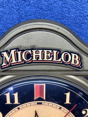 Vintage Michelob Beer Lighted (パブミラー) VINTAGE MICHELOB BEER LIGHT UP ELECTRIC CLOCK ANHEUSER BUSCH | eBay