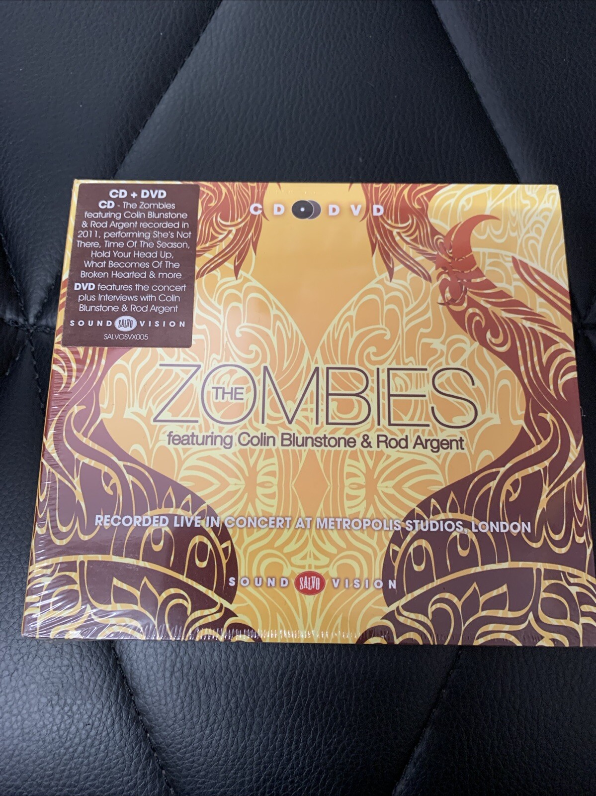 Recorded Live in Concert at London The Zombies CD/DVD SEALED. Creased Edge