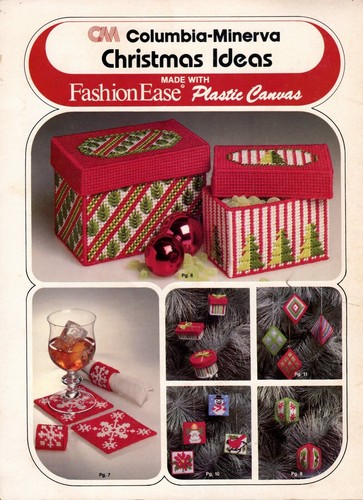 Lot of 5 Plastic Leaflets, Christmas, Gift Boxes, Tissue Boxes, Album Desk Set - Picture 7 of 9