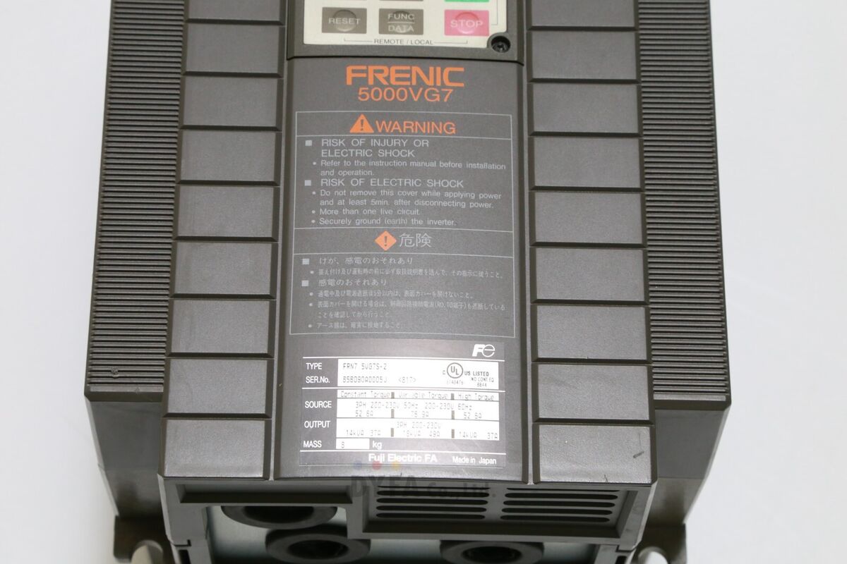 FUJI Inverter Used FRN7.5VG7S-2 FRENIC 5000VG7 DRV-I-3714 FUJI Inverter Used FRN7.5VG7S-2 FRENIC 5000VG7 DRV-I-3714