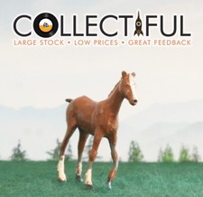 VINTAGE LEAD FIGURE - FARM ANIMALS - FOAL/ HORSE STANDING - BRITAINS SIZE  546