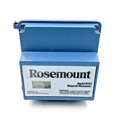ROSEMOUNT 8722 RA03M5 MAGATIC FLOW TRANSMITTER 20VDC 50/60 HZ [SCHNELLER VERS...