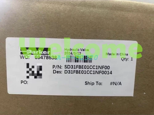 New Parker D31FBE01CC1NF0014 proportional valves Fast shipping (FedEx/DHL)