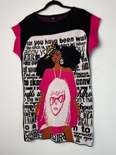 Cherie Los Angeles Short Sweater Dress Woman & Words Very Soft! Short-Sleeve