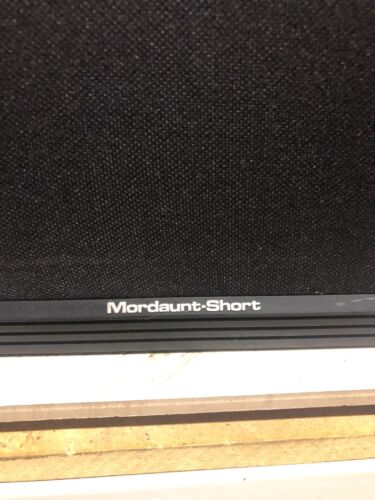 Mordaunt Short MS 15 Small Bookshelf Speakers Black Veneer Working Order - Picture 2 of 12