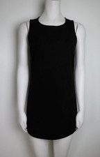 Forever 21 Women's Dress Size Small Black Microfiber Faux Suede Sleeveless Short