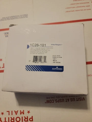 Emerson White Rodgers 01C26-101S1 Heater/AC Low Voltage Mobile Home Thermostat