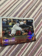 2015 Topps Series 2 Caleb Joseph #612 Baltimore Orioles Rainbow foil