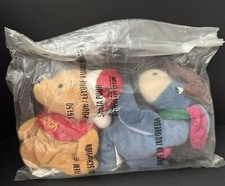 Disney Store Mini Bean Bag Santa Pooh Reindeer Eeyore 2 8 New Unopened Pkg 216