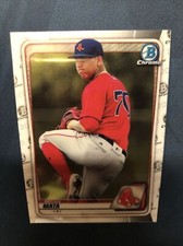 2020 Bowman Chrome Prospects #BCP-128 Bryan Mata - Boston Red Sox