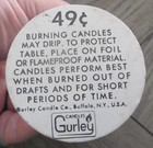 Gurley Pilgrim Girl and Boy 5" Pair Candles Unburned Vintage Thanksgiving — photo 6