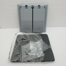 Mulberry Weatherproof 2-Gang GFI Cover for Wet Locations  Metal Gray  #30452