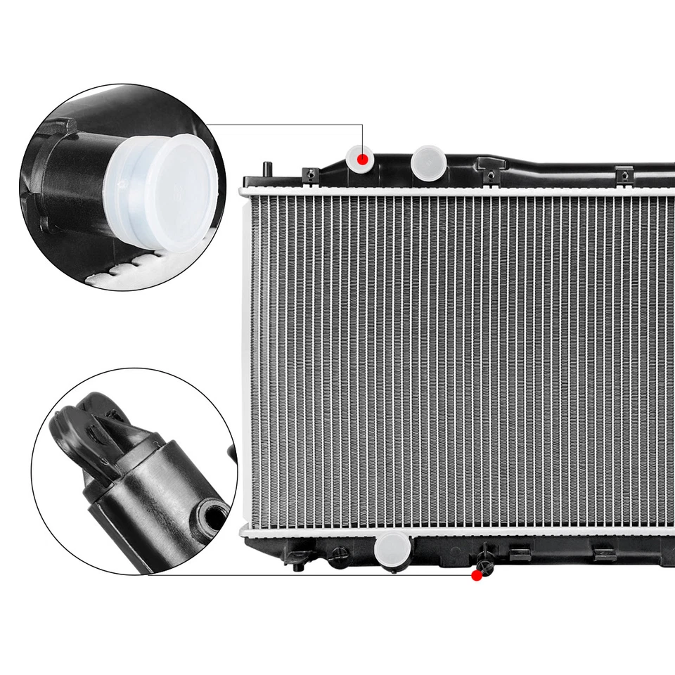 2922 Radiator for 2006-2010 2011 Honda Civic LX LXS EX GX DX Sedan 1.8L 2.0L - Image 2 of 4
