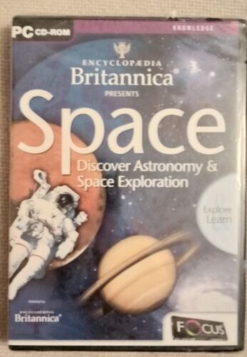 🆕 ENCYCLOPEDIA BRITANNICA SPACE PC CD-ROM - BRAND NEW AND SEALED - Picture 1 of 2