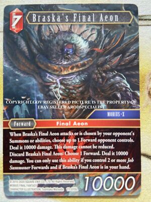 FINAL FANTASY TCG FFTCG OPUS XI 11 NON-FOIL LEGEND BRASKA'S