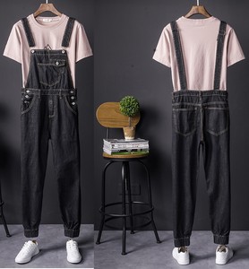 mens black dungarees uk