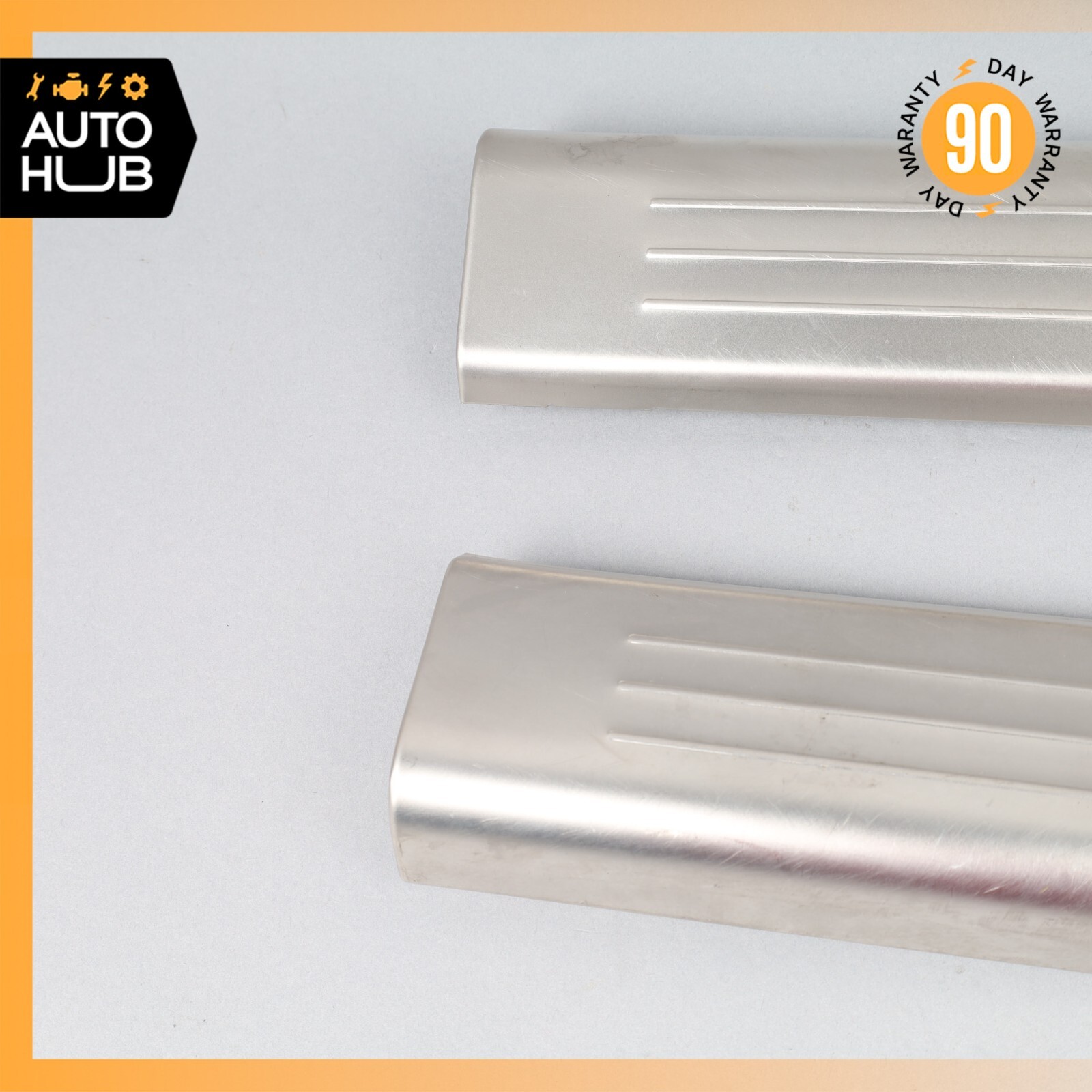 06-13 Bentley Continental Flying Spur Rear Left & Right Door Step Sill Set OEM