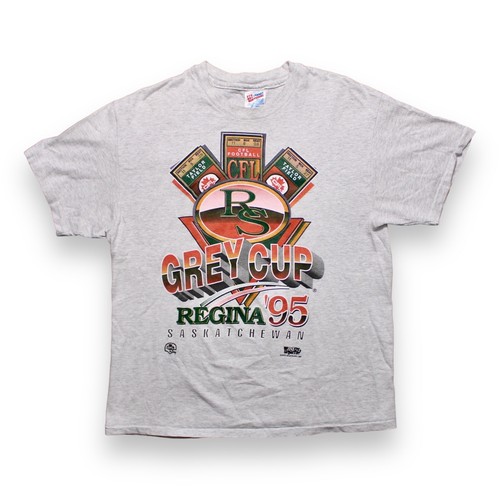 Canadian Football League 1995 Regina Grey Cup T-Shirt Vintage Size Large