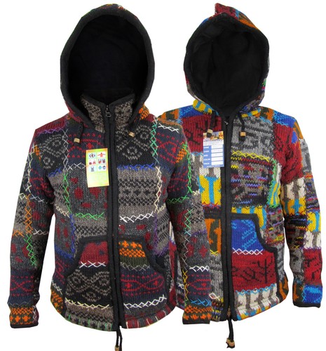 Hand Knitted Natural Woolen Fleece 