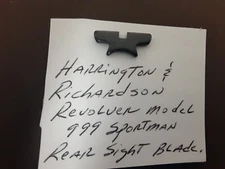 H&R Rear Sight Blade, .090" Thick, Models 925,926, & 999 Sportsman, New!