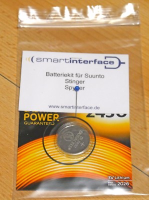 Batteriewechsel Tauchcomputer für SUUNTO Stinger incl. Rückporto