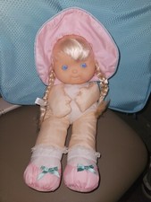 Vtg Fisher Price Puffalump Kids Blue Eyed Pink Bonnet 1992 preowned No Dress