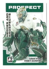 LELAND IRVING everett silvertips PROSPECT rookie card RC