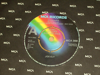 JOE ELY *UK 7'' 45 PROMO ' BOXCARS ' 1978 EXC